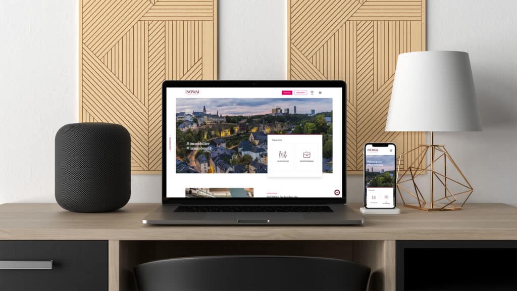 Refonte web pour Inowai, leader immobilier d'entreprise au Luxembourg
